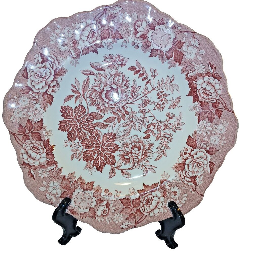 The Spode Archive Collection Jasmine Buffet Dessert Plate 9.5" Ironstone England